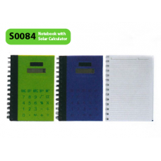 Notebook with Solar Calculator